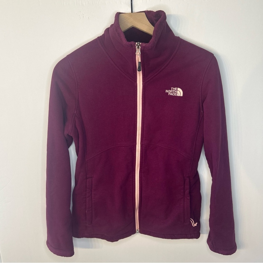 The North Face Women’s Purple and Pink Morninglory Fleece Jacket, Size Medium - Picture 3 of 11